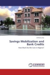 Savings Mobilization and Bank Credits : How Much Do We Care in Nigeria? （Aufl. 2012. 104 S.）