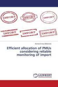 Efficient allocation of PMUs considering reliable monitoring of import （2021. 100 S. 220 mm）