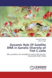 Dynamic Role Of Satellite DNA in Genetic Diversity of Fish C.catla : Microsatellites Are Intended To Detect The Genetic Diversity In Fish C.Catla （2012. 76 S. 220 mm）