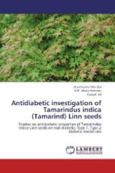 Antidiabetic investigation of Tamarindus indica (Tamarind) Linn seeds : Studies on antidiabetic properties of Tamarindus indica Linn seeds on non-diabetic, Type 1, Type 2 diabetic model rats （2012. 112 S. 220 mm）