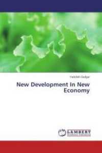 New Development In New Economy （2013. 312 S. 220 mm）
