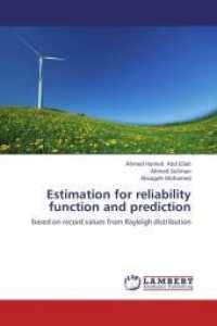 Estimation for reliability function and prediction : based on record values from Rayleigh distribution （2013. 108 S. 220 mm）
