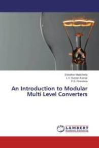 An Introduction to Modular Multi Level Converters （2015. 92 S. 220 mm）