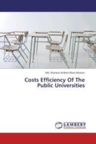 Costs Efficiency Of The Public Universities （2013. 248 S. 220 mm）