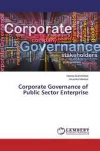 Corporate Governance of Public Sector Enterprise （2015. 104 S. 220 mm）