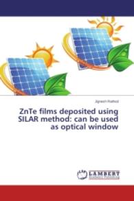 ZnTe films deposited using SILAR method: can be used as optical window （2014. 68 S. 220 mm）