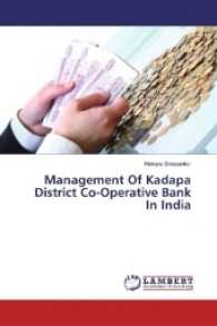 Management Of Kadapa District Co-Operative Bank In India （2017. 272 S. 220 mm）