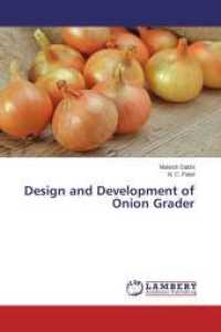 Design and Development of Onion Grader （2013. 136 S. 220 mm）