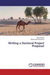 Writing a Doctoral Project Proposal （2014. 60 S. 220 mm）