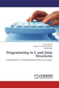 Programming In C and Data Structures : A Hand Book of C Programming and Data Structures （2014. 344 S. 220 mm）