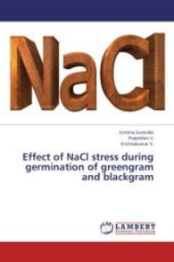 Effect of NaCl stress during germination of greengram and blackgram （2014. 52 S. 220 mm）