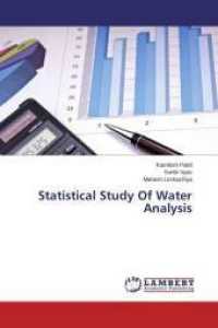 Statistical Study Of Water Analysis （2014. 104 S. 220 mm）