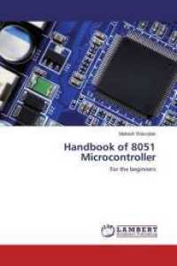 Handbook of 8051 Microcontroller : For the beginners （2015. 124 S. 220 mm）