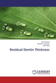 Residual Dentin Thickness （2014. 124 S. 220 mm）
