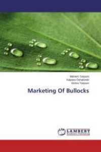 Marketing Of Bullocks （2015. 96 S. 220 mm）