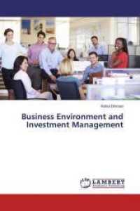 Business Environment and Investment Management （2014. 112 S. 220 mm）