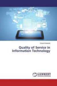 Quality of Service in Information Technology （2015. 132 S. 220 mm）