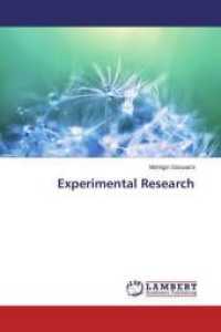 Experimental Research （2015. 76 S. 220 mm）