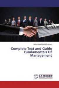 Complete Text and Guide Fundamentals Of Management （2015. 288 S. 220 mm）