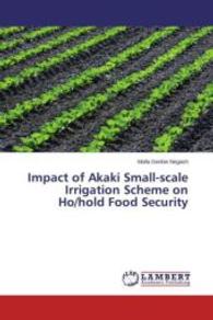 Impact of Akaki Small-scale Irrigation Scheme on Ho/hold Food Security （2015. 76 S. 220 mm）