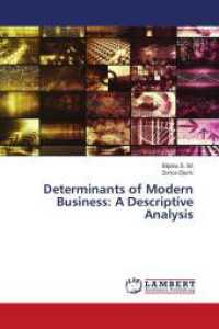 Determinants of Modern Business: A Descriptive Analysis （2024. 176 S. 220 mm）