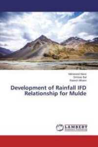 Development of Rainfall IFD Relationship for Mulde （2015. 72 S. 220 mm）
