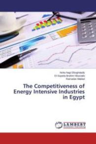 The Competitiveness of Energy Intensive Industries in Egypt （2015. 156 S. 220 mm）
