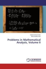 Problems in Mathematical Analysis, Volume II （2015. 212 S. 220 mm）