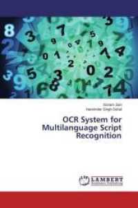 OCR System for Multilanguage Script Recognition （2015. 72 S. 220 mm）