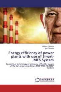 Energy efficiency of power plants with use of Smart-MES System : Research of technology of economy of fuel by means of the Self-organizing Smart-MES "MES-T2 2020" System （2015. 352 S. 220 mm）