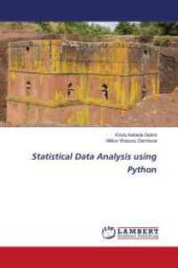 Statistical Data Analysis using Python （2024. 132 S. 220 mm）