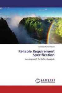 Reliable Requirement Specification : An Approach To Defect Analysis （2016. 132 S. 220 mm）