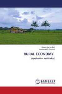 RURAL ECONOMY : (Application and Policy) （2024. 164 S. 220 mm）