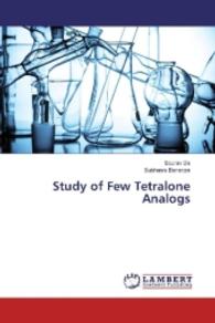 Study of Few Tetralone Analogs （2016. 52 S. 220 mm）