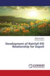 Development of Rainfall IFD Relationship for Dapoli （2016. 72 S. 220 mm）