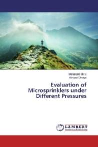 Evaluation of Microsprinklers under Different Pressures （2016. 68 S. 220 mm）