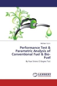 Performance Test & Parametric Analysis of Conventional Fuel & Bio-Fuel : By Four Stroke CI Engine Test （2016. 60 S. 220 mm）