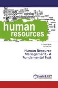 Human Resource Management - A Fundamental Text （2016. 356 S. 220 mm）