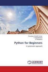 Python for Beginners : A systematic approach （2019. 156 S. 220 mm）