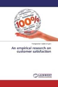 An empirical research on customer satisfaction （2016. 76 S. 220 mm）