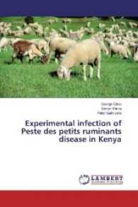 Experimental infection of Peste des petits ruminants disease in Kenya （2016. 132 S. 220 mm）