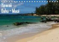 Hawaii - Oahu - Maui (Tischkalender 2014 DIN A5 quer) : Die sch&ouml;nsten Bilder der Inseln Oahu und Maui (Tischkalender, 14 Seiten) (CALVENDO Reise, St&auml;dte und Architektur) （1. Auflage 2013. 2013. 14 S. 14 farb. Abb. 148x210 mm）