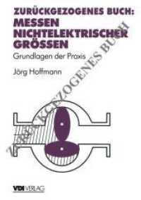 Messen nichtelektrischer Größen : Grundlagen der Praxis (VDI-Buch)