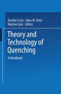 Theory and Technology of Quenching : A Handbook