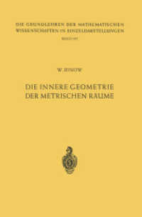 Die innere Geometrie der metrischen Räume (Grundlehren der mathematischen Wissenschaften)