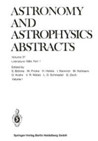 Literature 1984, Part 1 (Astronomy and Astrophysics Abstracts)