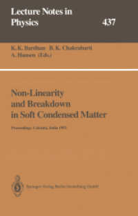 Non-Linearity and Breakdown in Soft Condensed Matter : Proceedings of a Workshop Held at Calcutta, India 1-9 December 1993 (Lecture Notes in Physics)