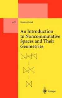 An Introduction to Noncommutative Spaces and Their Geometries (Lecture Notes in Physics Monographs) （1997）