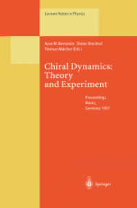 Chiral Dynamics: Theory and Experiment : Proceedings of the Workshop Held in Mainz, Germany, 1-5, September 1997 (Lecture Notes in Physics)
