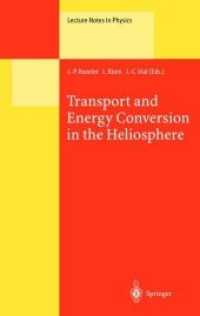 Transport and Energy Conversion in the Heliosphere : Lectures Given at the CNRS Summer School on Solar Astrophysics, Oleron, France, 25-29 May 1998 (Lecture Notes in Physics)
